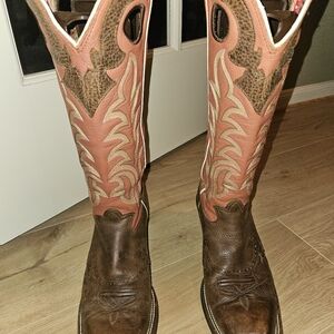Mens Tony Lama Buckaroo Boots size 9.5D